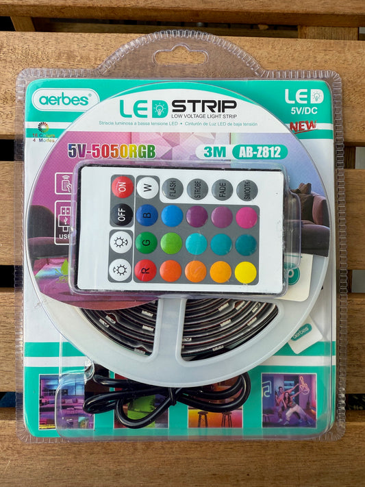 3 Meter LED STRIP with USB